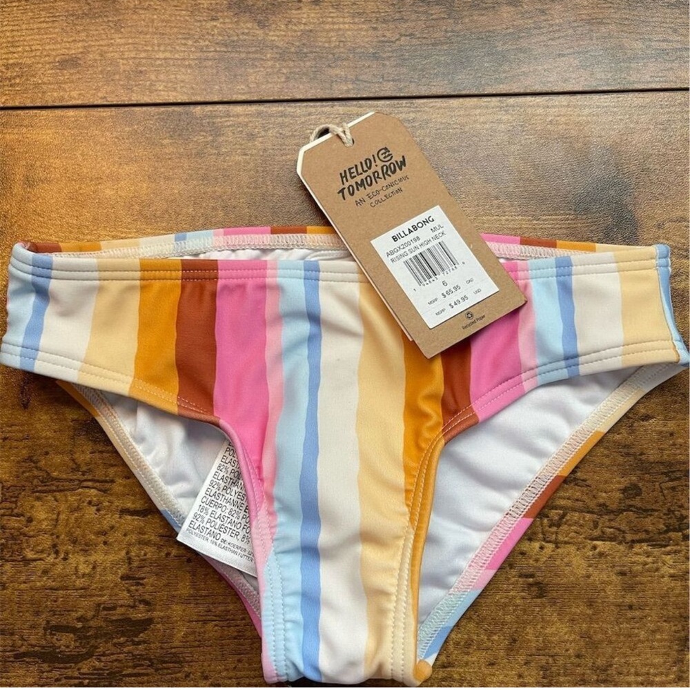 New • Billabong Girls Rising Sun Bikini Bottoms 🌴
